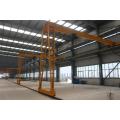 workshop using single girder semi hoist crane