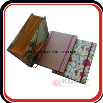 Custom Stationery Expandable Folder with Elastic Closure