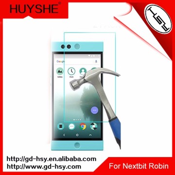 New arrival factory supplier 0.33mm 2.5D Ultra clear Anti-shock best Tempered Glass Screen Protector for Nextbit Robin