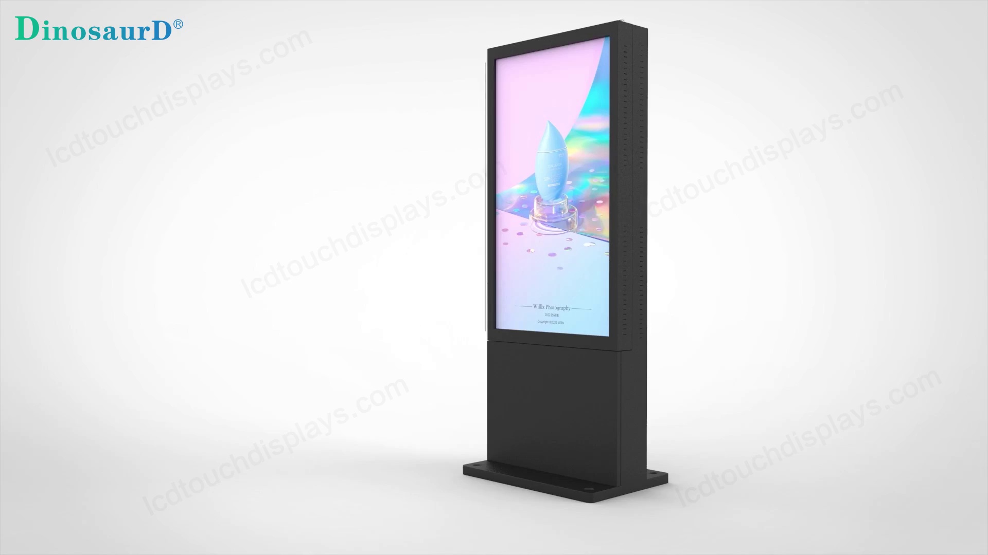High-Brightness Dual-Screen Digital Signage