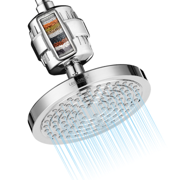 Luxury 6 Inch Water Purifier Shower Head with 15 Stage Filtration
