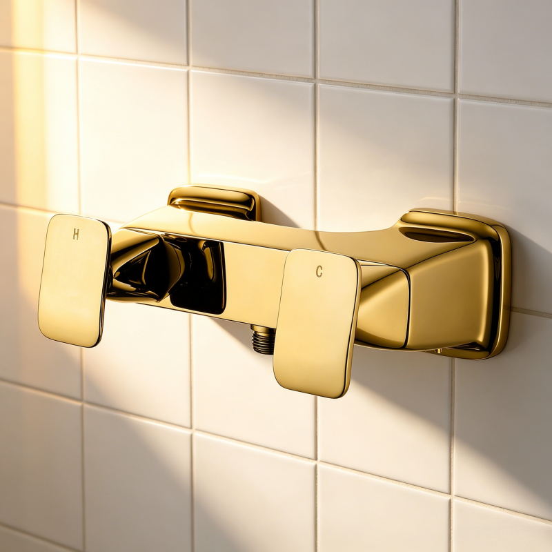 Two handle shower mixer