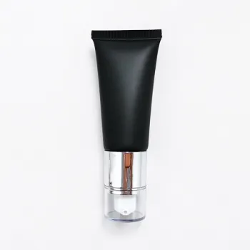 Black Soft Tube Cosmetic Bottle 30g - Plastic Squeeze Container for Lotion and Cream
