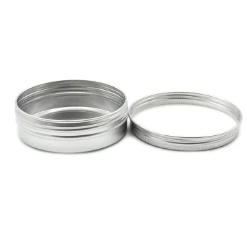 50g round cosmetic cream tin jar aluminum
