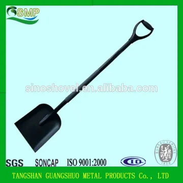 D handle shovel square