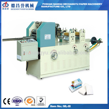 Mini Type Handkerchief Facial Tissue Machine Automatic Counting