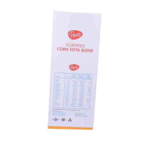 Food Contact Paper Flour Resealable Packaging Custom