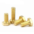 High Quality Brass Hex Head Bolts DIN933 DIN931