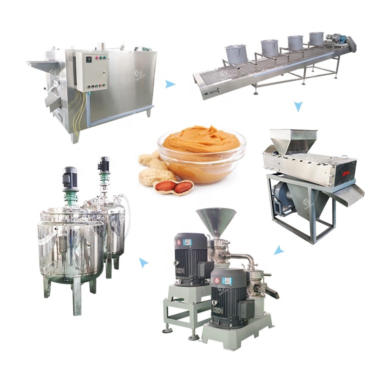 Automatic Small Scale Peanut Butter Production Line for Sale