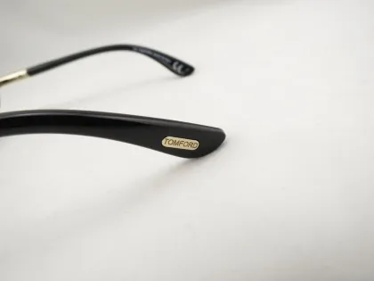 Black Tom Ford Womens Sunglasses For Oval / Round / Long Face Sandrine Tf124 01a 60mm Lens