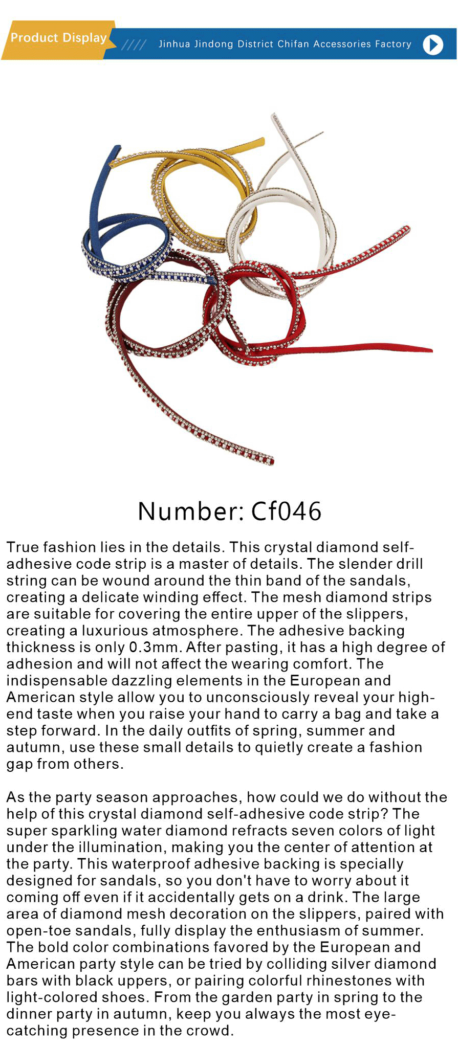 Shoe accessories-xiangqing1-CF046
