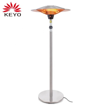 2100W Heavy Aluminum Base Indoor Outdoor Standing Halogen Terrace Patio Infrared Electric Heater
