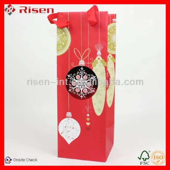 new style deluxe packaging gift bag for christmas