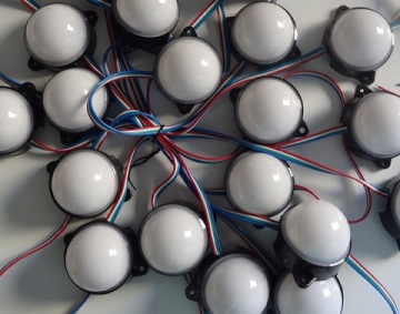 dmx512 50mm round RGB led pixel