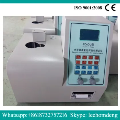 Automatic free calcium oxide tester