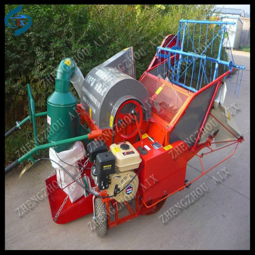 Gasoline engine Mini Wheat combined harvester machine