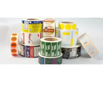 Custom Clear PVC Label Sticker in Round