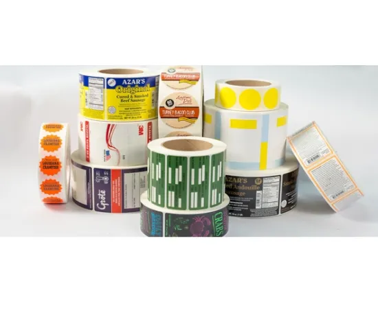 Custom Clear PVC Label Sticker in Round