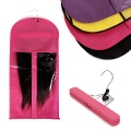Φορητή τσάντα ταξιδιού με φερμουάρ για αποθήκευση σκόνης περούκας