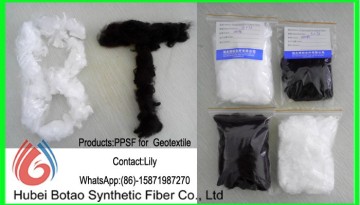 PP/Polypropylene staple fiber for geotextile high tenacity