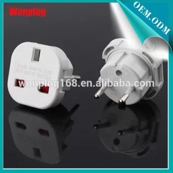 250V 10-16A uk to eu adapter Europe plug adaptors euro converter with CE&ROHS