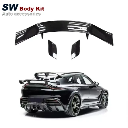 MSY Style DBX Rear Wing - Carbon Fiber Trunk Spoiler for Aston Martin DBX