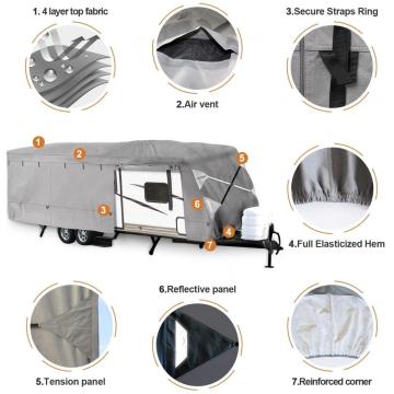 Accessories Deluxe 4 Layers Travel Trailer RV Cover