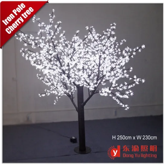 outdoor led tree lights white cherry blossom tree for wedding decoration