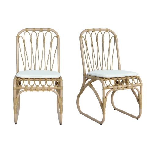 PE rattan dining chair 4