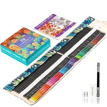 76PCS Art Drawing Pencil Sketch Set with Canvas Bag for Artists and Beginners