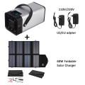 54600mAh Power Bank 200W Portable Solar Generator Energy Storage Mobile Power Supply 110/220V Outdoor UPS Battery Charge Storage