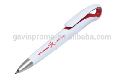 High quality twist ball pen with swan design clip