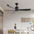 Smart home black remote control fan