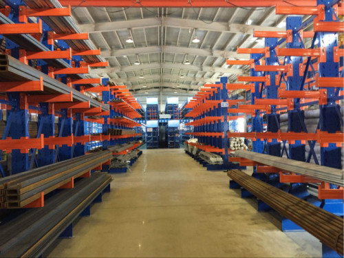 Dubbelzijdige industriële paller rack rekken cantilever rekken Hoge aangepaste supply chain lengte