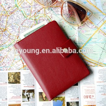 Leather Travel Document Organizer Passport Wallet