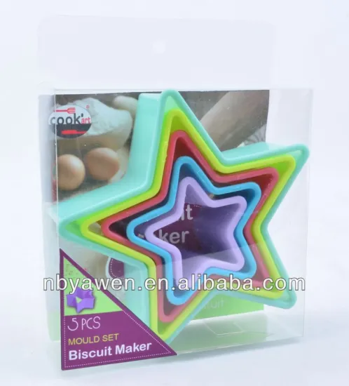 Plastic Cookie Cutter Set