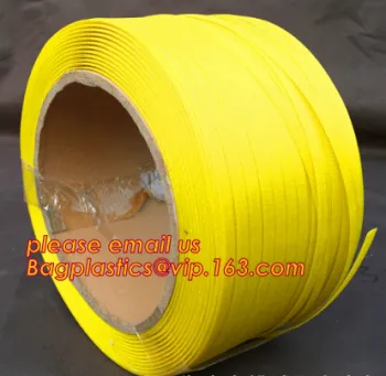 Customized PP Strapping Band Roll Strap / PP Strap, PP Strap For Packing, Yellow industrial PP disposable machinery automatic st
