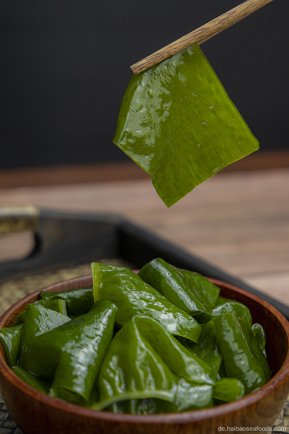 Köstliche Meeresfrüchte Getrocknete Algen Wakame