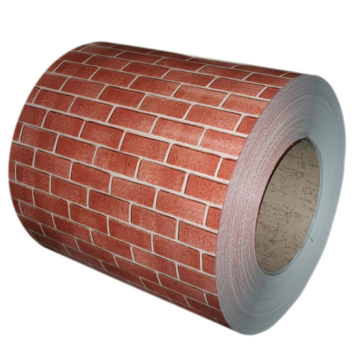 Brick pattern prefab house steel coil