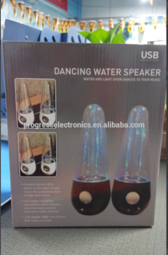 2015 bluetooth water dancing speaker with colorful led light magic light