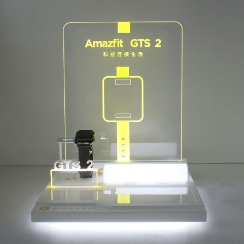 Acrylic Watch Display Rack Stand with LED