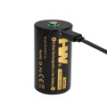 باتری لیتیومی قابل شارژ USB-C 2PCS 1.5VD 11100mWh