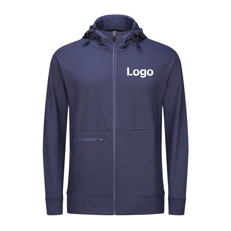 Fashion Blank Zipper Hoodie Unisex