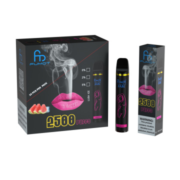 Orignal RandM Squid Bar 2500 E-Cigarette Disposable Vape