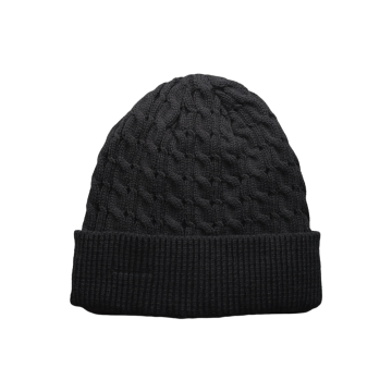 Χοντρό καλώδιο πλεκτό Beanie με Polar Fleece