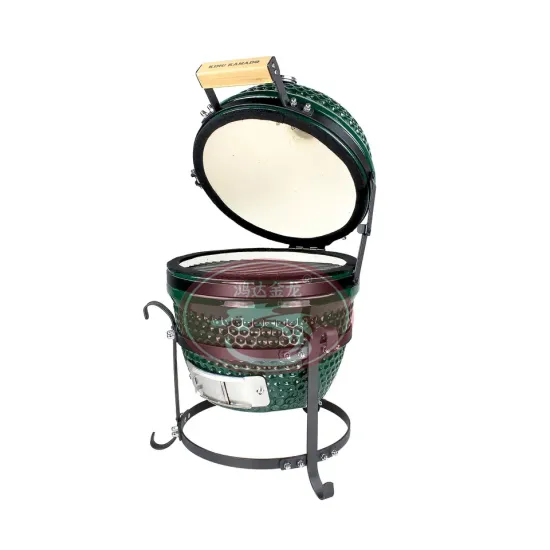 China Portable Ceramic BBQ Charcoal Kamado Grill Outdoor Kitchen 26