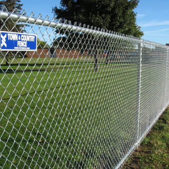 High Quality Hot Dipped Galvanized PVC Wire Mesh Diamond Farm Fence - 6ft & 8ft Chain Link Fence Rolls