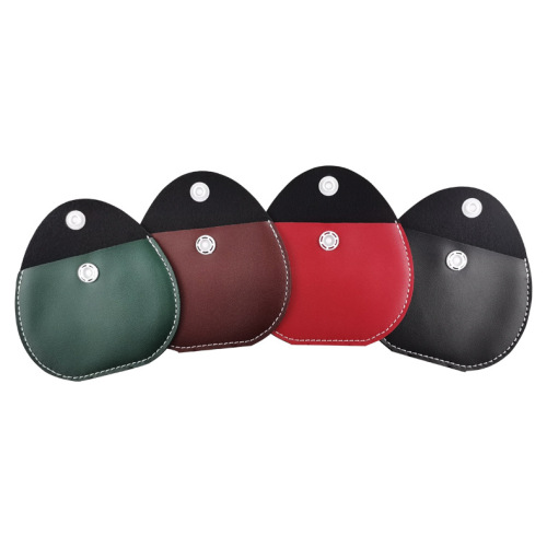 Leather-like Jewelry Pouch for Necklace Ring Storage