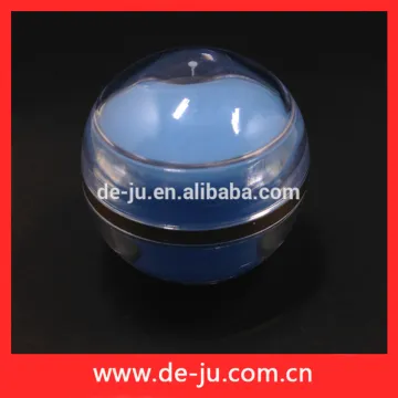 Blue Empty Container Free Sample Cosmetic Acrylic Jar