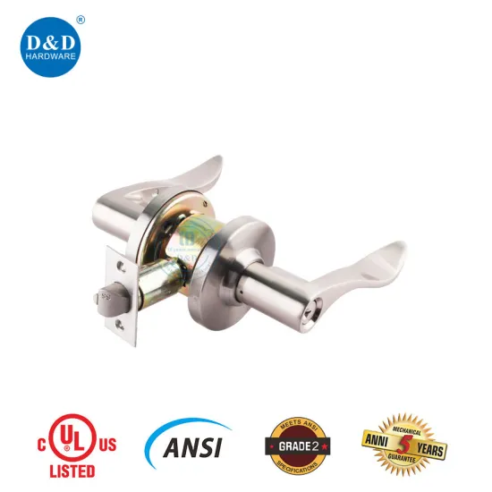 ANSI UL Zinc Alloy Tubular Double Lever Lockset